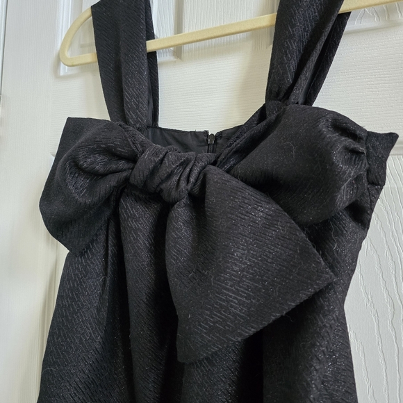 🎃20%OFF🎃 Shimmer Black Mini Cocktail Dress - Picture 3 of 10